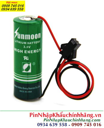 Sunmoon ER18505; Pin nuôi nguồn Sunmoon ER18505 lithium 3.6v 4000mAh chính hãng 